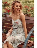 Rochie cu model aerisit, menta PR3213 - Magazin online - Boutique